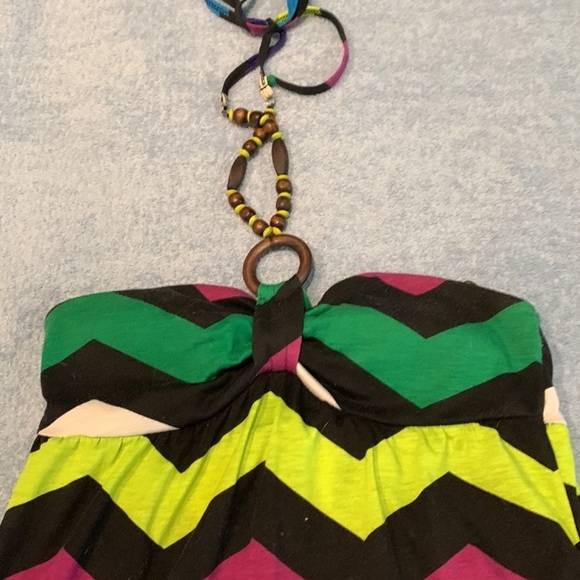 2 dresses. Long,  tie around the neck. I am 5’5” for reference - Picture 7 of 8